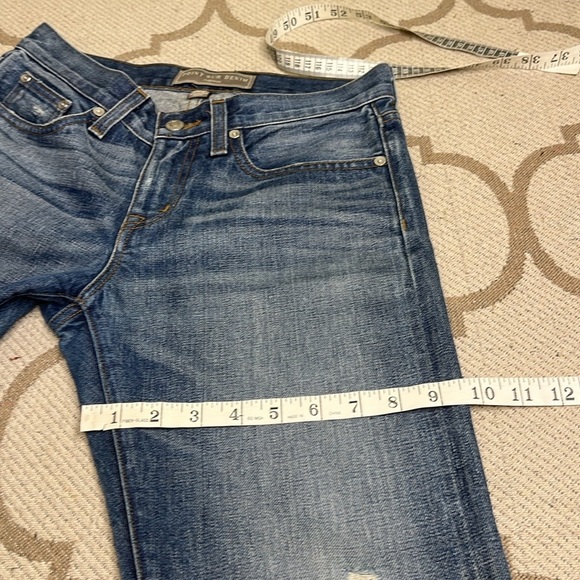 Point Sur Denim straight leg distressed raw hem Jeans - Picture 11 of 17